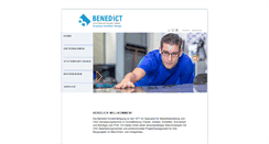 Desktop Screenshot of benedict-gmbh.de